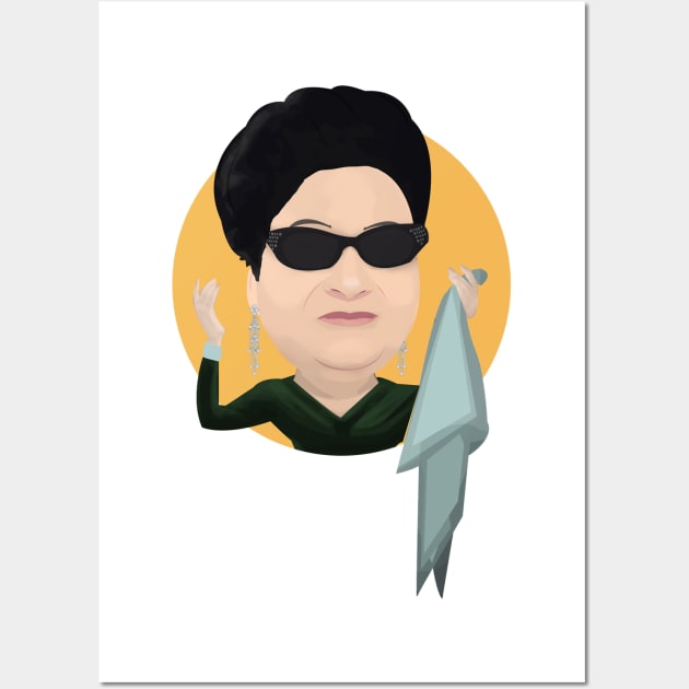 Um Kalthoum Wall Art by spunkbadran